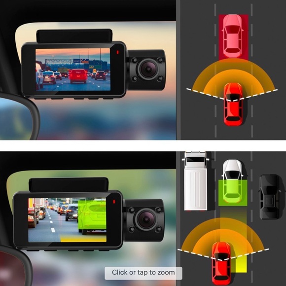 Rexing | V3 Plus Front and Cabin Dash Cam with Built-in GPS Wi-Fi - Picture 13 of 13